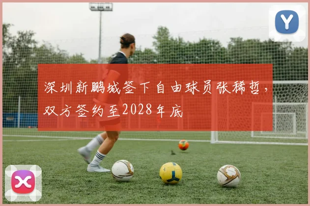 深圳新鹏城签下自由球员张稀哲,双方签约至2028年底